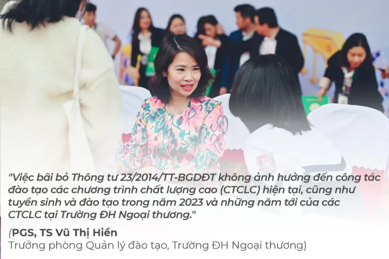 Thông tư 11/2023/TT-BGDĐT về việc bãi bỏ Thông tư 23/2014/TT-BGDĐT ngày 18/7/2014 quy định về đào tạo chất lượng cao trình độ đại học