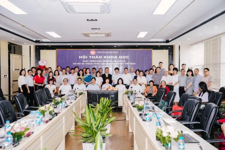 HỘI THẢO KHOA HỌC “PHÁT TRIỂN KINH TẾ SỐ VÀ XÃ HỘI SỐ: CƠ HỘI VÀ THÁCH THỨC CHO DOANH NGHIỆP VIỆT NAM”