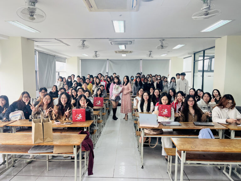 BUỔI CHIA SẺ “XÂY DỰNG THƯƠNG HIỆU TRONG THỜI ĐẠI SỐ” TRONG KHUÔN KHỔ HỌC PHẦN THƯƠNG HIỆU KINH DOANH QUỐC TẾ